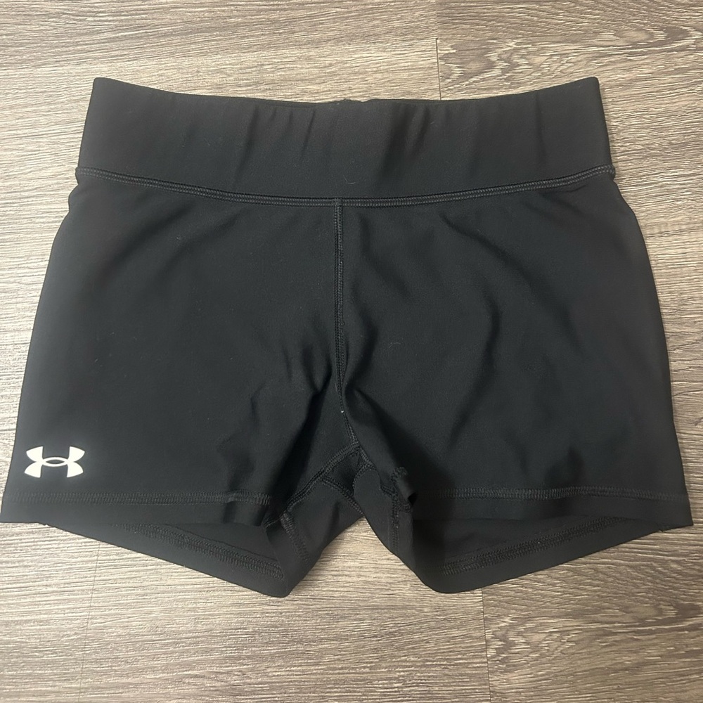 black women’s under armor biker shorts NEVER WORN